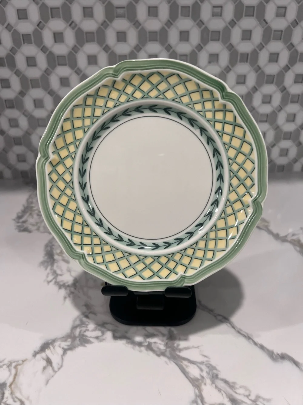 2 Villeroy & Boch French Garden Orange Bread & Butter Plate 6 3/4 inch diamater